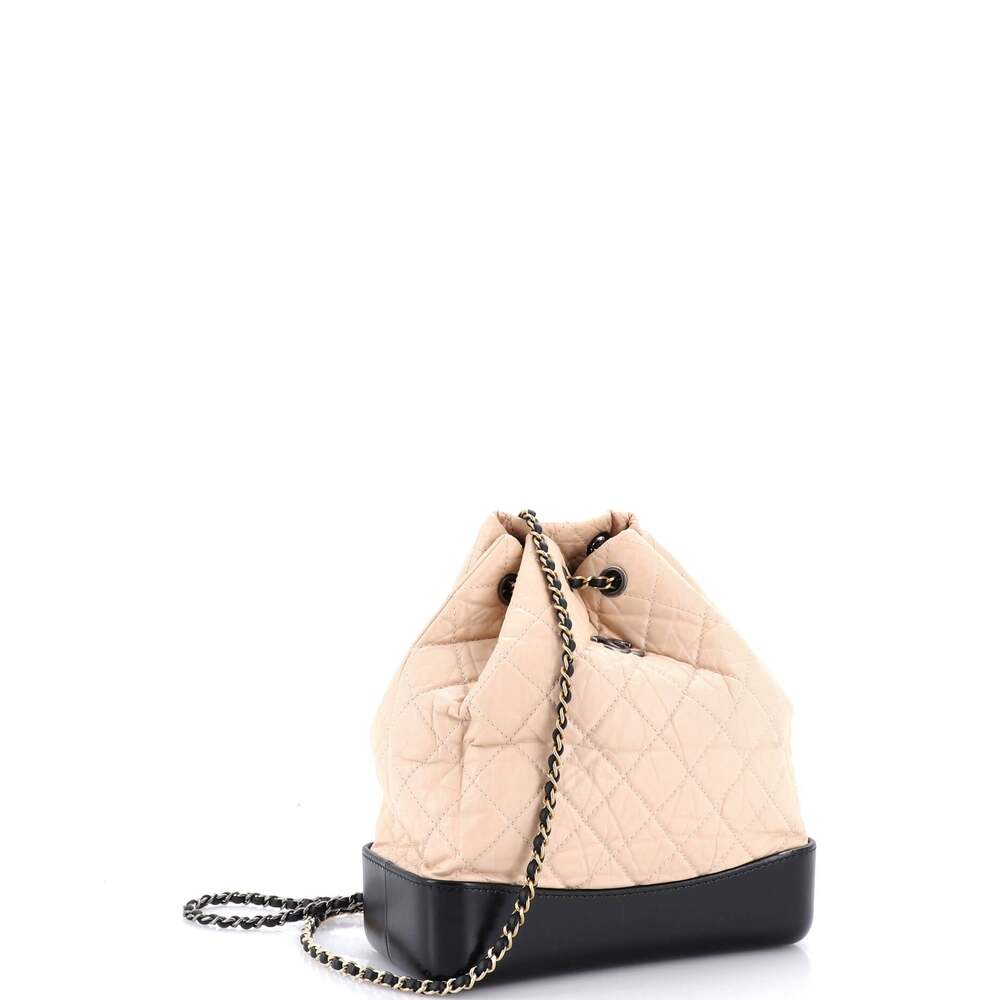 Chanel Gabrielle Backpack Quilted Aged #205263C37B - Picture 2 of 9